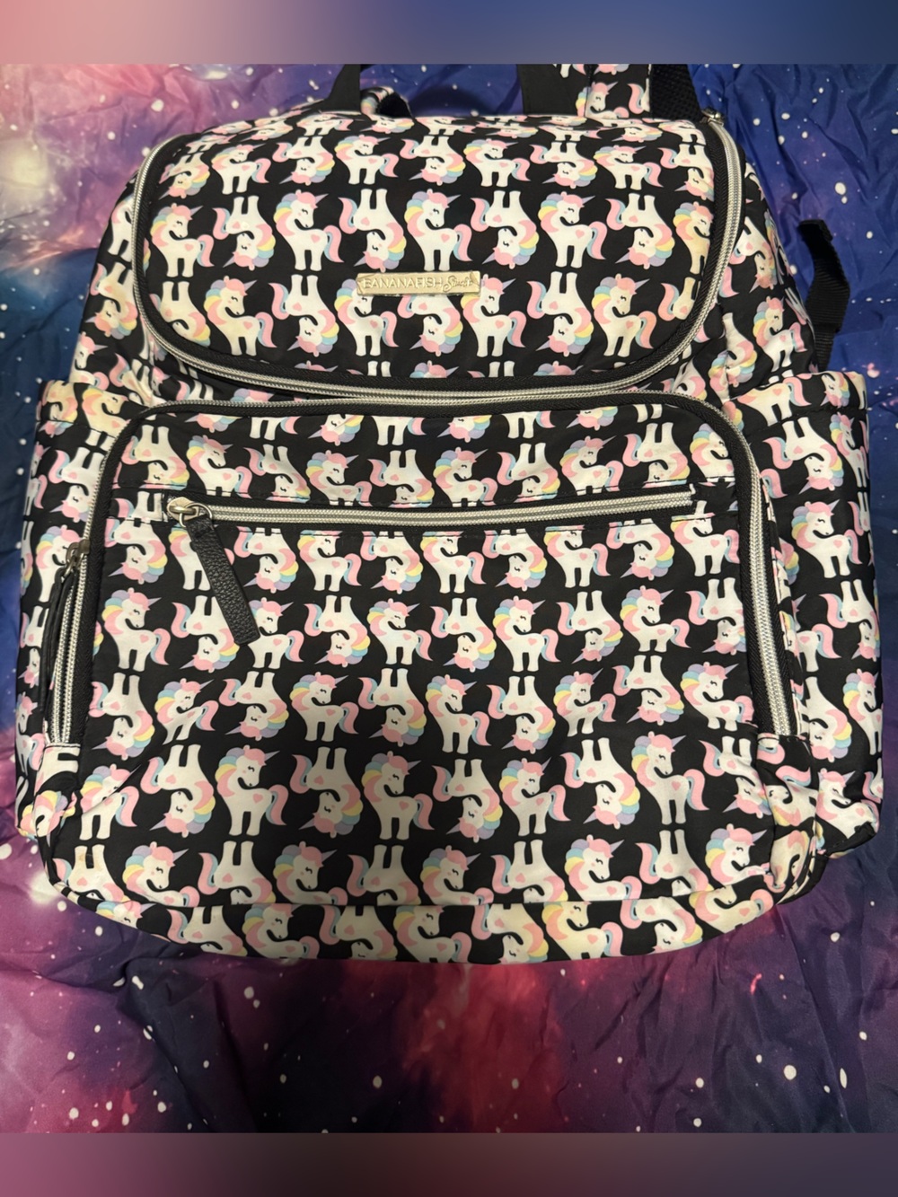 Unicorn diaper backpack